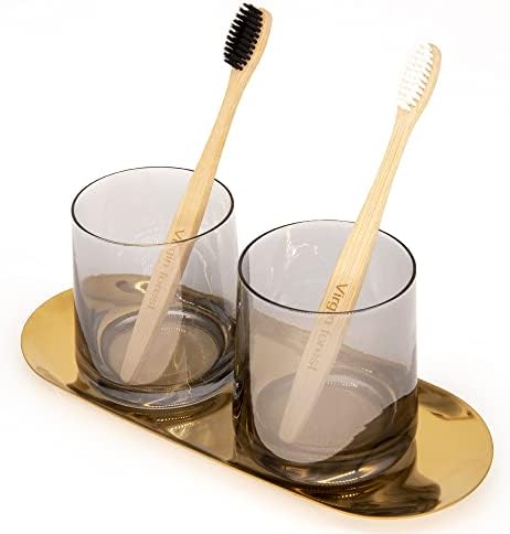 Virgin Forest Bamboo Toothbrushes 8pk, Soft BPA Free Adults Kids