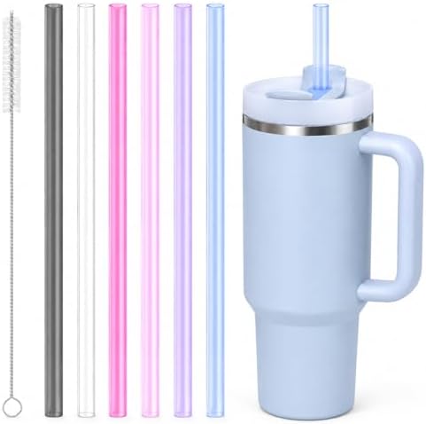 Joshey Replacement Straws for Stanley Quencher 30oz Tumbler, 6 Pack