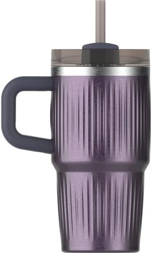STANLEY Quencher H2.0 Tumbler with Handle and Straw 20 oz | Flowstate 3-Position Lid | Cup Holder Compatible for Travel | Insulated Stainless Steel Cup | BPA-Free | Fluted Wisteria Shine