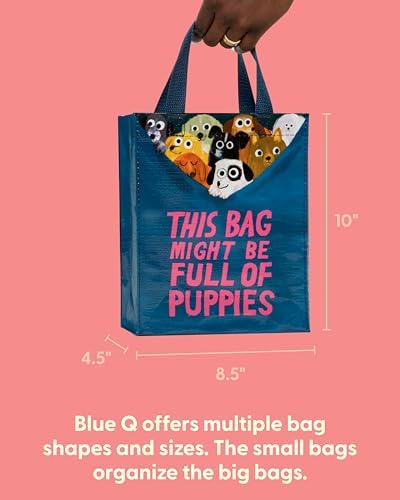 Blue Q Handy Tote Bag - Funny Reycled & Reusable Tote Bag