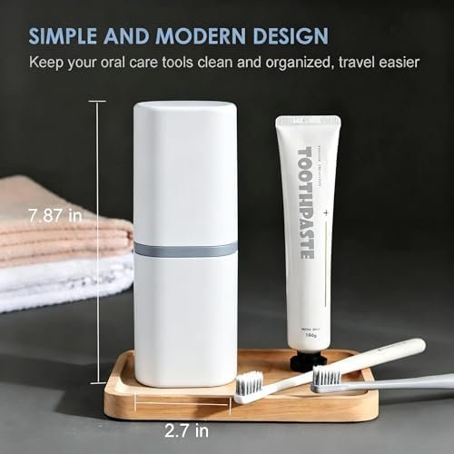 2 in 1 Portable Toothbrush & Toothpaste Travel Case