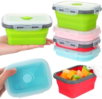 Potchen 4 Pcs Collapsible Silicone Bowls 12 oz Containers