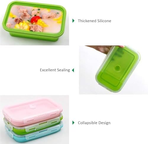 Alimat PluS 3 Pack 40.5oz Silicone Collapsible Food Storage Containers