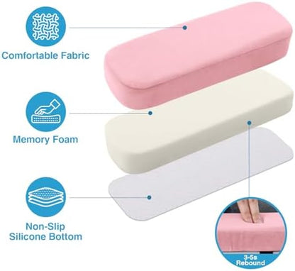 Smiry Memory Foam Office Chair Armrest Pads, Non-Slip Armrest Cushion