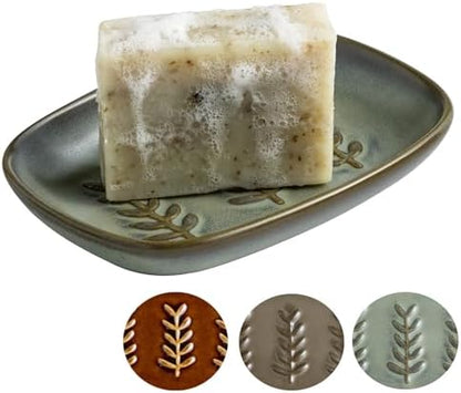 Miamolo Bar Soap Holder for Shower, Soap Dish for Bathroom, No Mushy Soap