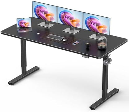 63" Large Electric Standing Desk Adjustable Height for Home Office