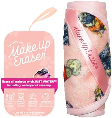 The Original MakeUp Eraser PRO, Effortlessly Remove All Makeup Using Only Water, Including Waterproof Mascara, Eyeliner, Foundation, Lipstick, Sunscreen,and More! Puppy, 1ct.