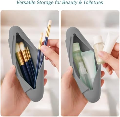 Silicone Toothbrush Travel Case, Pro Large Toothbrush Cover for Traveling
