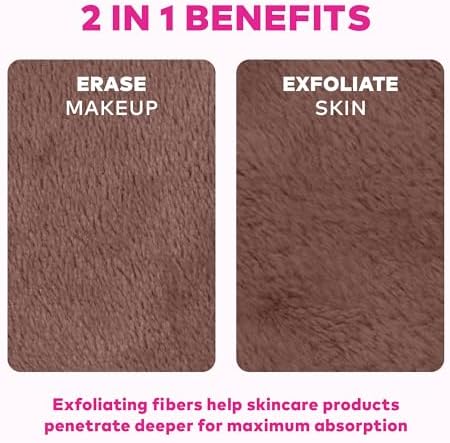 The Original MakeUp Eraser 7-Day Set, Erase All Makeup with Just Water, Including Waterproof Mascara, Eyeliner, Foundation, Lipstick, Sunscreen, and More! Coffee Break, 7ct.