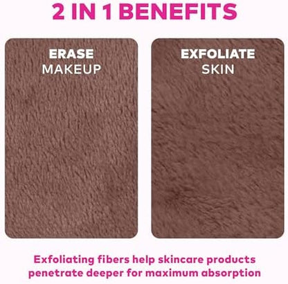 The Original MakeUp Eraser 7-Day Set, Erase All Makeup with Just Water, Including Waterproof Mascara, Eyeliner, Foundation, Lipstick, Sunscreen, and More! Coffee Break, 7ct.