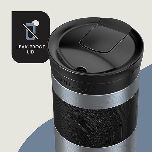 Contigo Byron Vacuum-Insulated Stainless Steel Travel Mug with Leak-Proof Lid