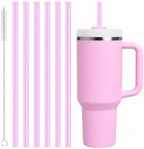 Joshey Replacement Straws for Stanley Quencher 40oz Tumbler, 6 Pack