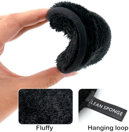 BlingKingdom 6 PCS Reusable Makeup Remover Pads, Facial Cleansing Cloths