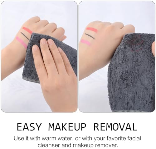 SINLAND Microfiber Facial Cloths Fast Drying Washcloth 12inch x 12inch Grey 12 Pack …