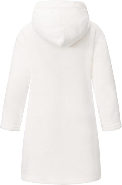 Fraprasty Boys Girls Hooded Robe Soft Touch Robe Kids Terry Cloth Cotton Spa Bathrobe Sleepwear 2-14 Years