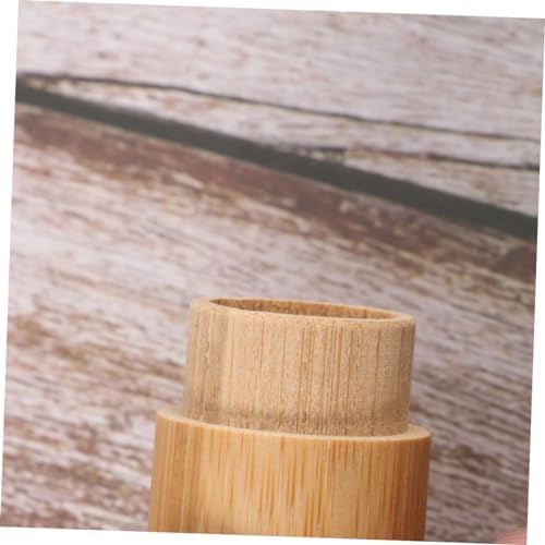 Bamboo Toothbrush Tube Case Handmade Vintage Portable Travel Holder