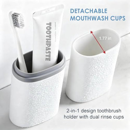 2 in 1 Portable Toothbrush & Toothpaste Travel Case