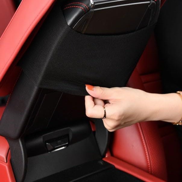 Auto Armrest Cushion Pads for Genesis G90(2019-2021) Accessories Car Centre Console Armrest Pad Durable Material and Easy to Clean-is Waterproof and Anti-Scratch