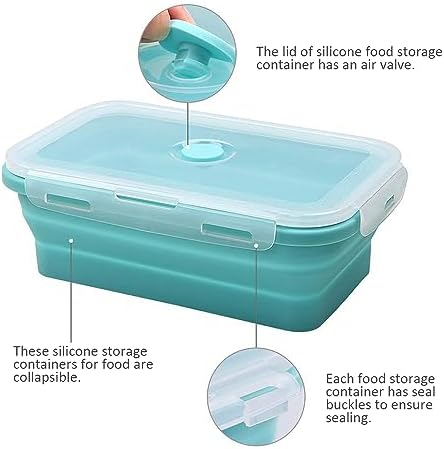 Alimat PluS 3 Pack 27oz Silicone Collapsible Food Storage Containers