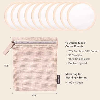 Paula's Choice Reusable Makeup Remover Pads Sustainable Cotton Rounds