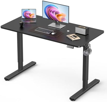 40" Small Electric Standing Desk Adjustable Height for Home Office