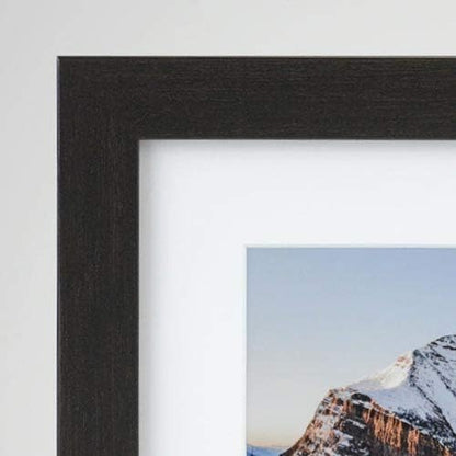 Frame It Easy 33 x 32 Coffee Wood Frame