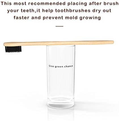 Virgin Forest Bamboo Toothbrushes 10pk, Soft BPA Free Biodegradable