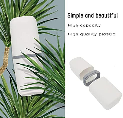 Toothbrush Travel Case, Travel Toothbrush Cup Holder Portable Toothbrush Travel Container Portable Toothpaste Storage Travel Toothbrush Holder for Camping Business School Trip Home