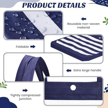 Paterr 100 Pcs Reusable Shopping Bags Bulk