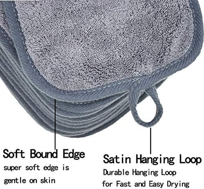 Makeup Remover Cloths Face Pads Reusable Microfiber Facial Cleansing Cloths