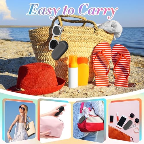 Meanplan 4 Sets Reusable Straws Travel Case Brush Silicone,Black