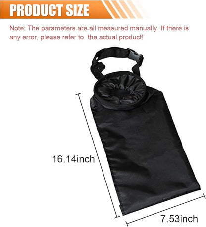 3PCS Universal Hanging Car Garbage Bag for Back Seat - Detachable Garbage Can Car Trash Bag with Elastic Opening - Washable Storage Bags Auto Trash Can for Outdoor Traveling & Home Use