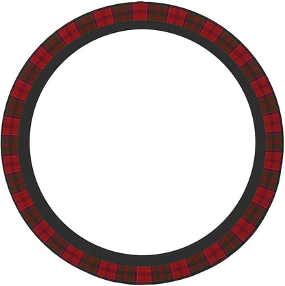 Thickened Elastic Steering Wheel Cover, Grant Clan Tartan Plaid Pattern Ultra, Soft, Breathable, Fit for Cars, SUVs, Trucks, Stylish Comfortable Grip