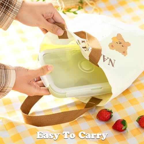 Collapsible Food Storage Containers with Airtight Lid & Vent Valve, 40.5oz