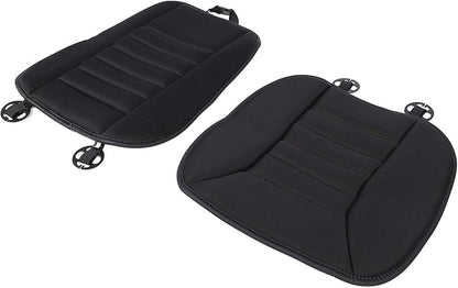 Ejoyous Car Seat Cushion with Back Support Pillow, Memory Foam Driving Seat Cushion and Lumbar Pillow for SUV Trucks Office Chair (Black)
