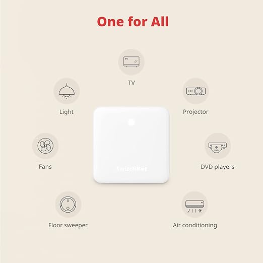 SwitchBot Bot White & Hub Mini Kit: Automate IR Devices & Physical Switches