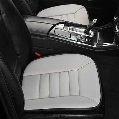 Memory Foam Seat Cushion for Car & Office Chair, Non-Slip Car Seat Cushion for Driving with Soft Comfort & Warmth, Universal Car Cushion for Long Driving Ergonomic Support (Gray)