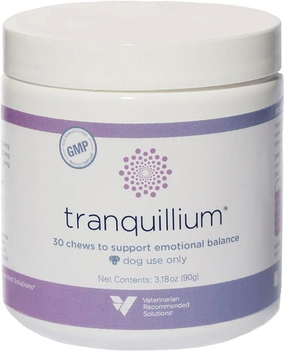 Veterinarian Recommended Solutions Tranquillium Canine Calming Chews from
