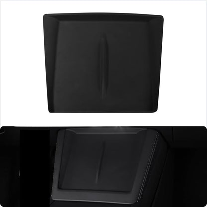 BASENOR 2026 Upgrade Center Console Wireless Charger Mat for 2024 2025 2026 Model 3 Highland Silicone Cover Wireless Charging Phone Pad [Proprietary Design] Interior Accessories