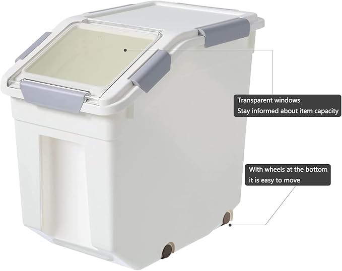 CITY BABY 2 Pack Airtight Flour Storage Container