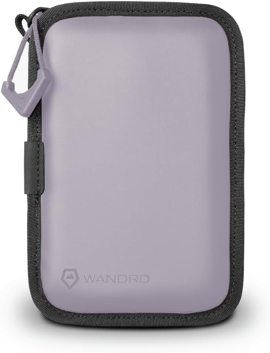 WANDRD Memory Card Case - Durable SD, Micro SD Card Holder for Creators | Camera Accessories & Electronics Organizer for Travel (Uyuni Purple)