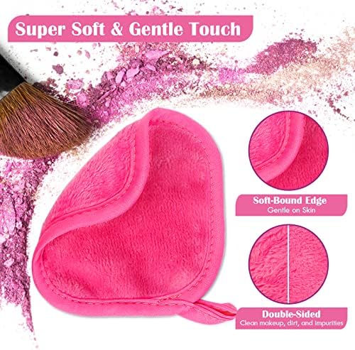 Orighty Makeup Remover Cloths, 24 Pack Makeup Eraser Cloth, 5 x 5 Inch