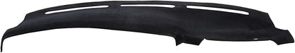 DashMat 71718-00-25 VelourMat Black Dashboard Cover and Protector