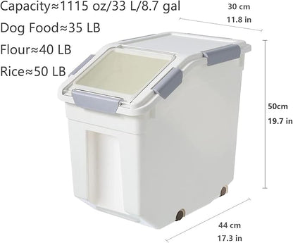 CITY BABY 2 Pack Airtight Flour Storage Container