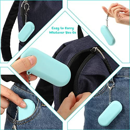 Meanplan 4 Sets Reusable Straws Travel Case Brush Silicone,Classic Color