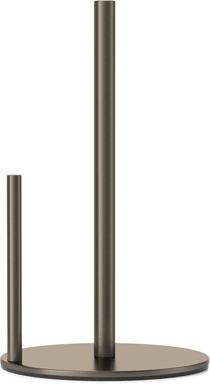 Bronze Kitchen Paper Holder, Oil Rubbed Bronze Paper Towel Holder, Kitchen Roll Organizer, Countertop Roll Dispenser with Weighted Base