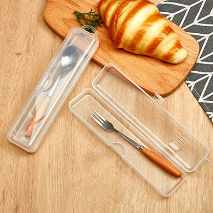 Patelai 2 Pack Toothbrush Case Container for Travel, Clear Portable Holder