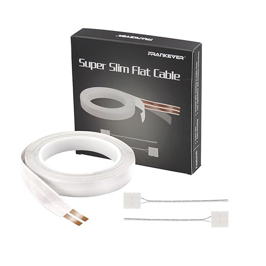 FRANKEVER 23Gauge Hidden Super Flat Audio Cable Suitable