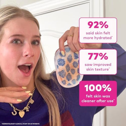 The Original MakeUp Eraser 7-Day Set, Erase All Makeup with Just Water, Including Waterproof Mascara, Eyeliner, Foundation, Lipstick, Sunscreen, and More! Seashells, 7ct.