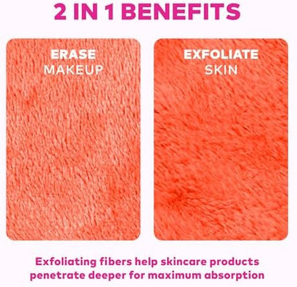 The Original MakeUp Eraser 7-Day Set, Erase All Makeup with Just Water, Including Waterproof Mascara, Eyeliner, Foundation, Lipstick, Sunscreen, and More! Spritz Please 7ct